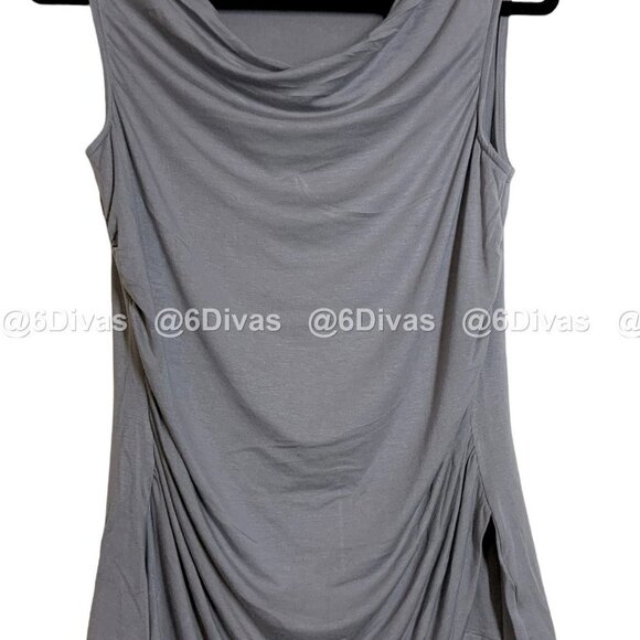 Grey Sleeveless Top Blouse, Cotton Tops Comfy Grey Top -Sizes  S  M  L  XL - NEW - Picture 7 of 13